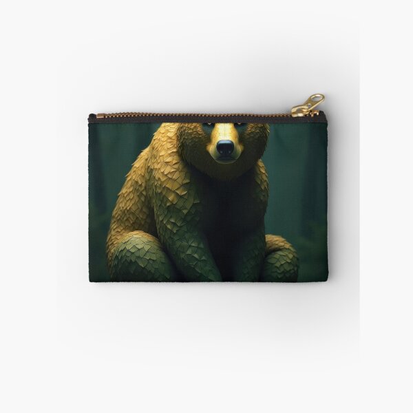 Item preview, Bear in Green and Gold designed and sold by HabitableMoons.
