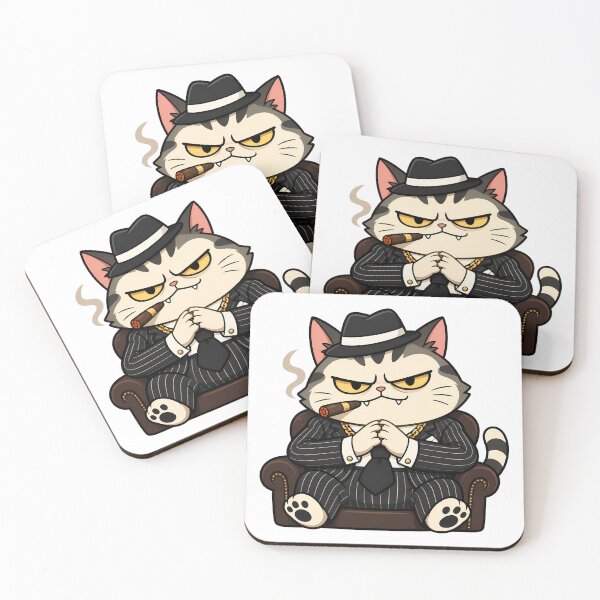 Item preview, Godfather Cat – The Boss of Kibble designed and sold by Anteverse.