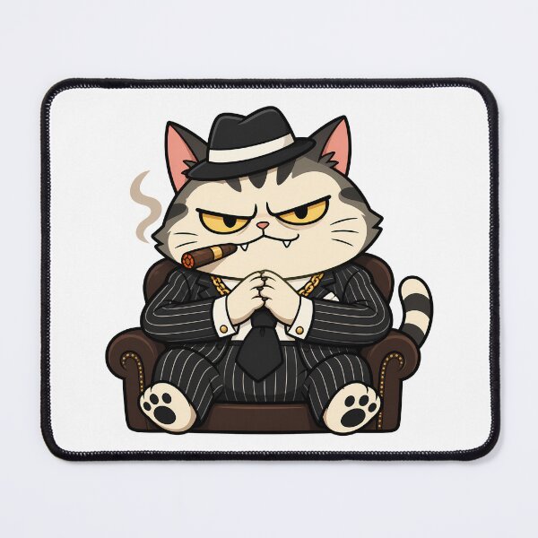 Item preview, Godfather Cat – The Boss of Kibble designed and sold by Anteverse.