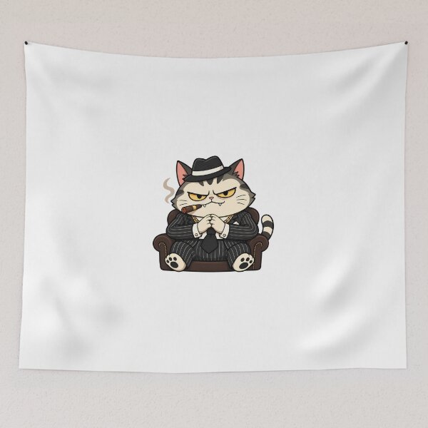 Item preview, Godfather Cat – The Boss of Kibble designed and sold by Anteverse.