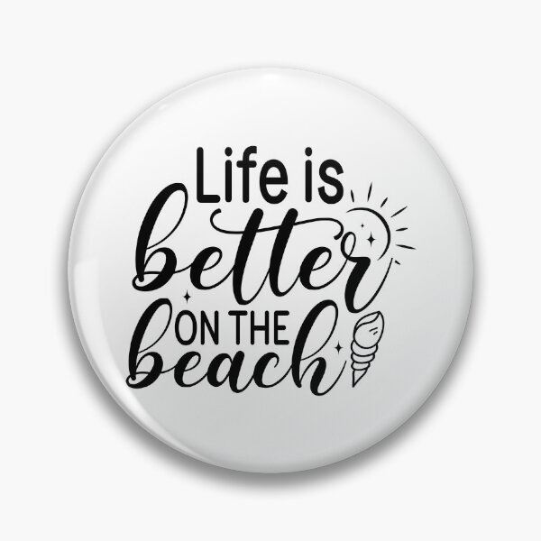 Artikelvorschau, Das Leben am Strand ist schöner – Inspirierendes Geschenk für einen Sommer voller Meeresfreuden entworfen und verkauft von FuzionRaptor.