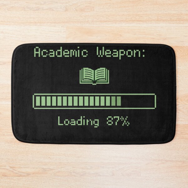 Item preview, Academic Weapon Loading 87% – Funny Pixel Art Student Design | Gamer Student Gift designed and sold by irfanshikh.