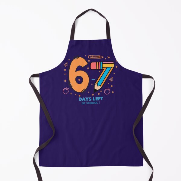 Item preview, 6-7 Days Left of School Shirt, School Countdown Design, End of School Year Graphic designed and sold by Raygunes.