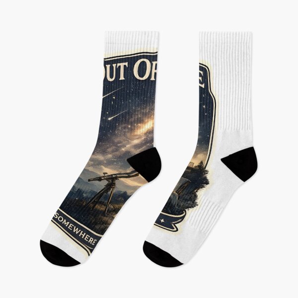 Item preview, Out Of Office Vintage Observatory Astronomy Night Sky Aesthetic Artwork designed and sold by StickyGuys.