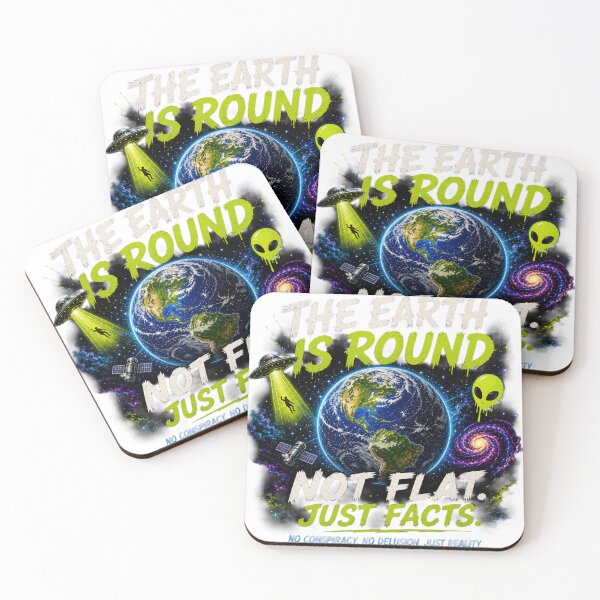 Item preview, earth is round designed and sold by DesignerDrop.
