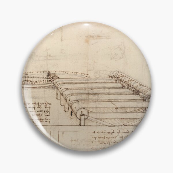 Item preview, Codex Atlanticus Mechanical Study by Leonardo da Vinci Renaissance Engineering Drawing Art Print designed and sold by artofuniverse.