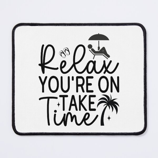 Item preview, Relax You Are On Island Time - Tropical Beach Summer Aesthetic Gift designed and sold by FuzionRaptor.