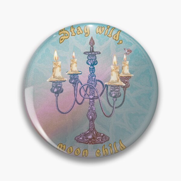 Item preview, Stay wild Moon child Pastel Vintage Chandelier  designed and sold by mooncakekaro.