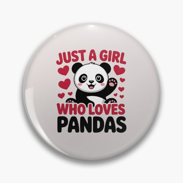 Item preview, Just a Girl Who Loves Pandas designed and sold by 123ks.