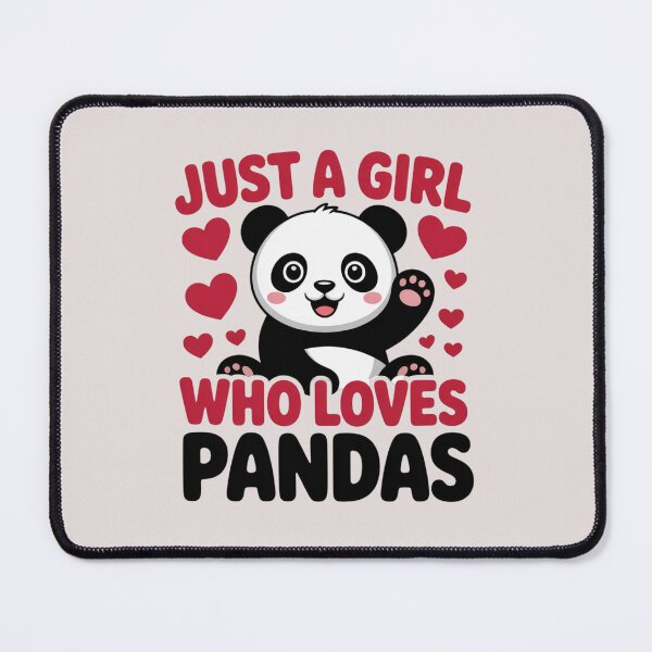 Item preview, Just a Girl Who Loves Pandas designed and sold by 123ks.