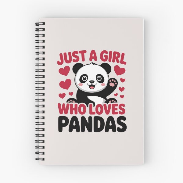 Item preview, Just a Girl Who Loves Pandas designed and sold by 123ks.