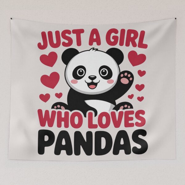 Item preview, Just a Girl Who Loves Pandas designed and sold by 123ks.