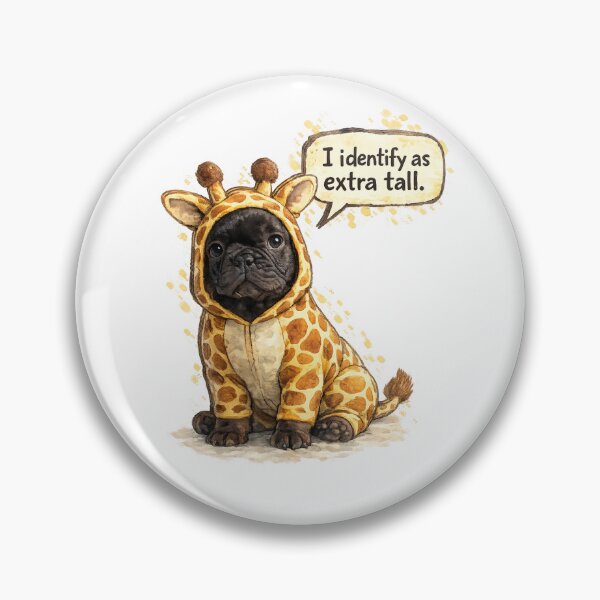 Item preview, Funny French Bulldog Giraffe Costume designed and sold by shallia.