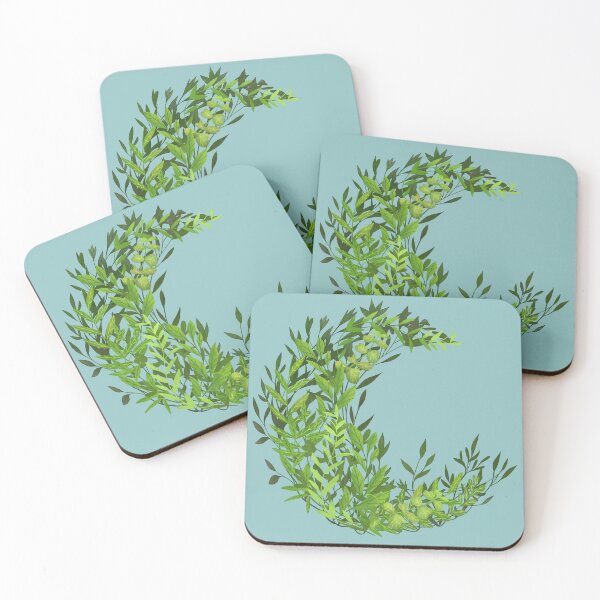 Item preview, Greenery Wreath Botanical Leaf Circle Nature Frame designed and sold by PaintByRainbow.
