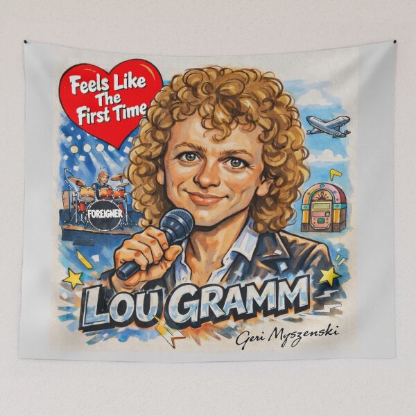 Item preview, Lou Gramm Feels Like The First Time designed and sold by The Art Queen Of Michigan .