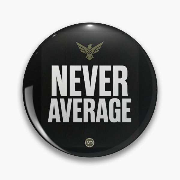 Item preview, Never Average Tactical Typography Design designed and sold by DarioTactical.