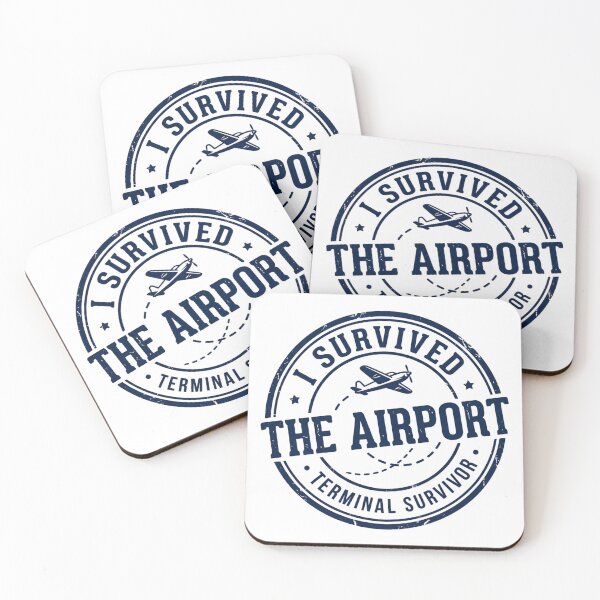 Item preview, I Survived The Airport Distressed Logo for Travelers designed and sold by CMM-Designs.