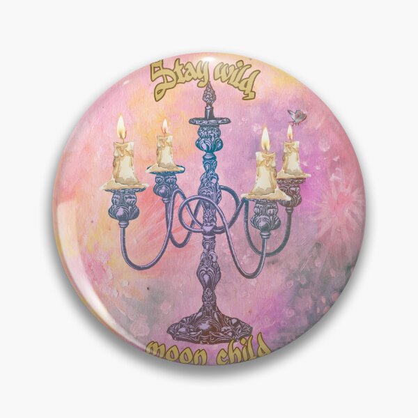 Item preview, Stay wild Moon child Pastel Vintage Chandelier  designed and sold by mooncakekaro.