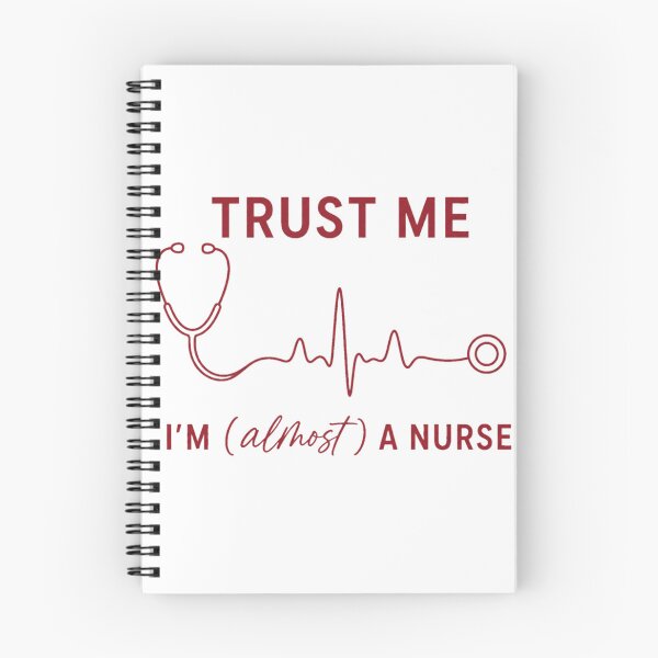 Item preview, Trust Me I'm Almost A Nurse Funny Nursing Student Shirt — Stethoscope Heartbeat RN Grad Gift designed and sold by Notecrea.