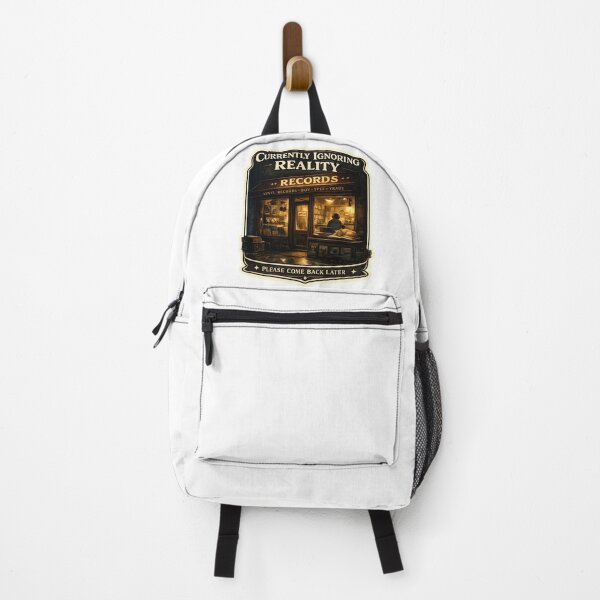Item preview, Currently Ignoring Reality Vintage Record Store Music Aesthetic Artwork designed and sold by StickyGuys.