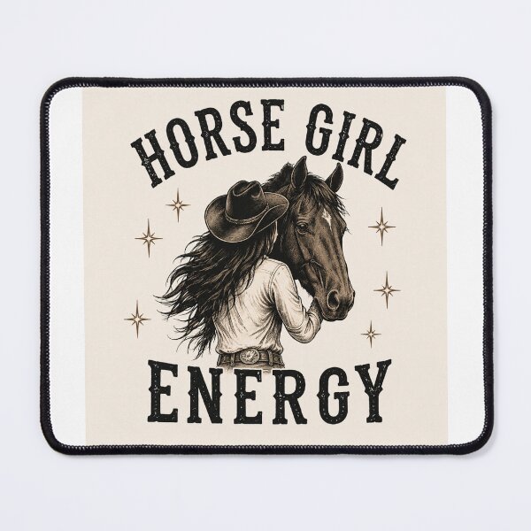 Item preview, Horse Girl Energy – Western Cowgirl Horse Lover Design designed and sold by QuarterHorseArt by Just my Studio.