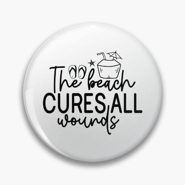 Item preview, Beach Cures All Wounds - Healing Summer Aesthetic Ocean Gift designed and sold by FuzionRaptor.