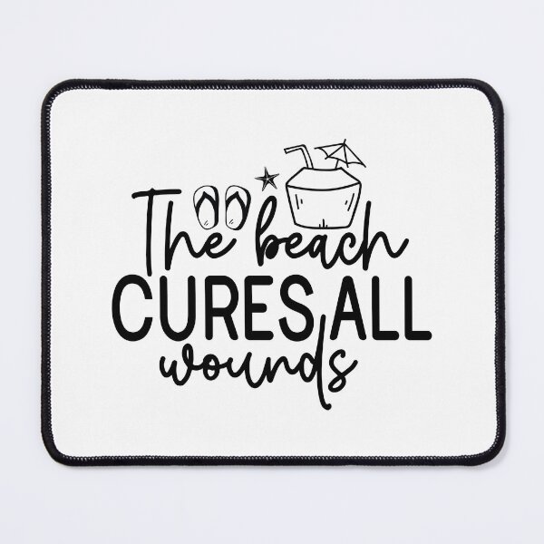 Item preview, Beach Cures All Wounds - Healing Summer Aesthetic Ocean Gift designed and sold by FuzionRaptor.