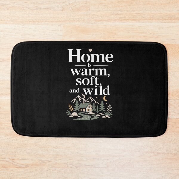 Item preview, Home is warm, soft, and wild – Woodland designed and sold by FreshPixelArt.