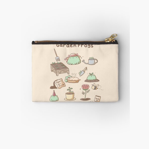 Item preview, Cute Garden Frogs - Springtime Cottagecore Frogs designed and sold by ShyHomebodyClub.