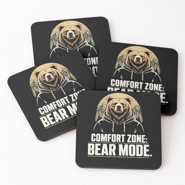 Item preview, Comfort zone: bear mode designed and sold by FreshPixelArt.