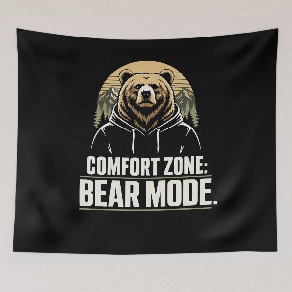 Item preview, Comfort zone: bear mode designed and sold by FreshPixelArt.