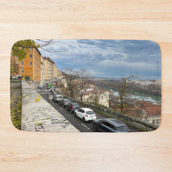 Item preview, Lyon: View up the Rhone River from Croix-Rousse designed and sold by Trevor and Photos.
