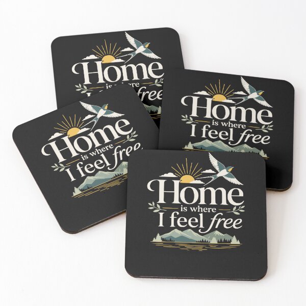 Item preview, Home is where I feel free designed and sold by FreshPixelArt.