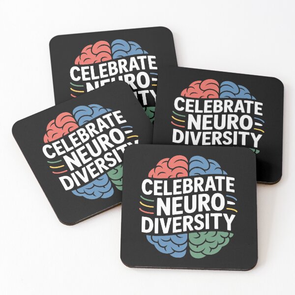 Item preview, Celebrate Neurodiversity Brain Autism ADHD Awareness Gift  designed and sold by Say It With Ink.