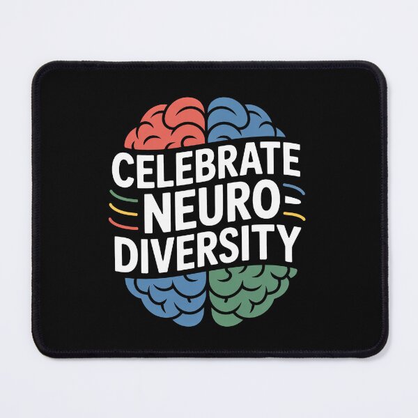 Item preview, Celebrate Neurodiversity Brain Autism ADHD Awareness Gift designed and sold by Say It With Ink.