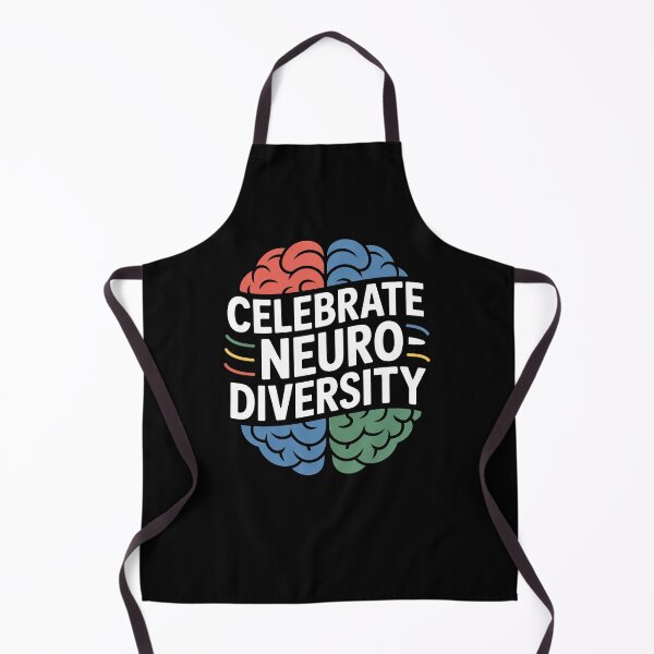 Item preview, Celebrate Neurodiversity Brain Autism ADHD Awareness Gift designed and sold by Say It With Ink.