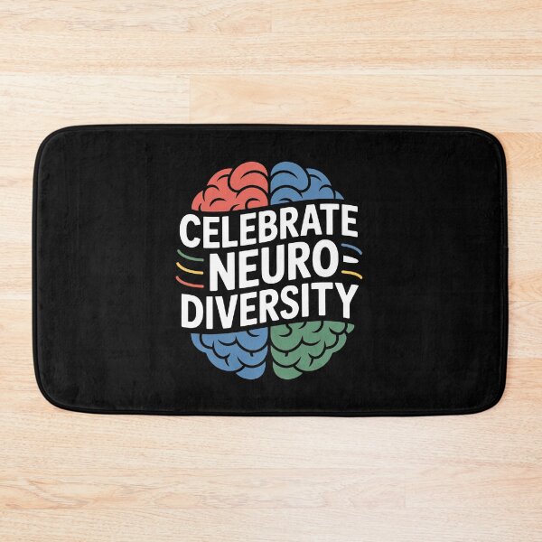 Item preview, Celebrate Neurodiversity Brain Autism ADHD Awareness Gift  designed and sold by Say It With Ink.