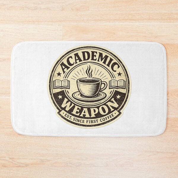 Item preview, Academic Weapon Est Since First Coffee – Funny Student Coffee Art | Study Fuel Gift designed and sold by irfanshikh.