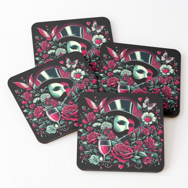 Item preview, Phantom of the Opera Mask Romance Roses and Wine designed and sold by NerdiPop.
