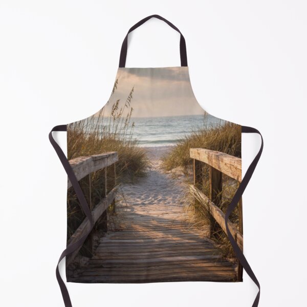 Item preview, Serene beach boardwalk seascape designed and sold by dcrc.