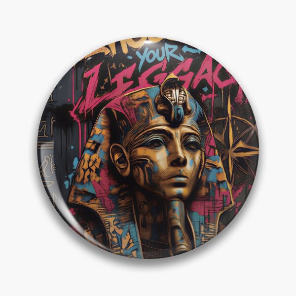 Artikelvorschau, Pharaoh Legacy Urban Graffiti Mural entworfen und verkauft von Oddly Blessed.