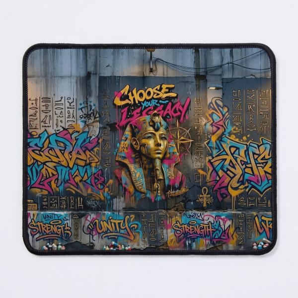 Item preview, Pharaoh Legacy Urban Graffiti Mural designed and sold by Oddly Blessed.