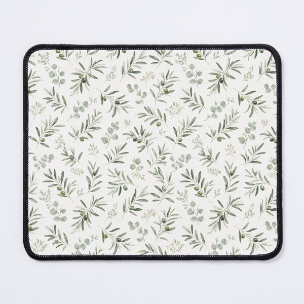 Item preview, Olive Branch Botanical Seamless Pattern designed and sold by GraceInNatureCo.