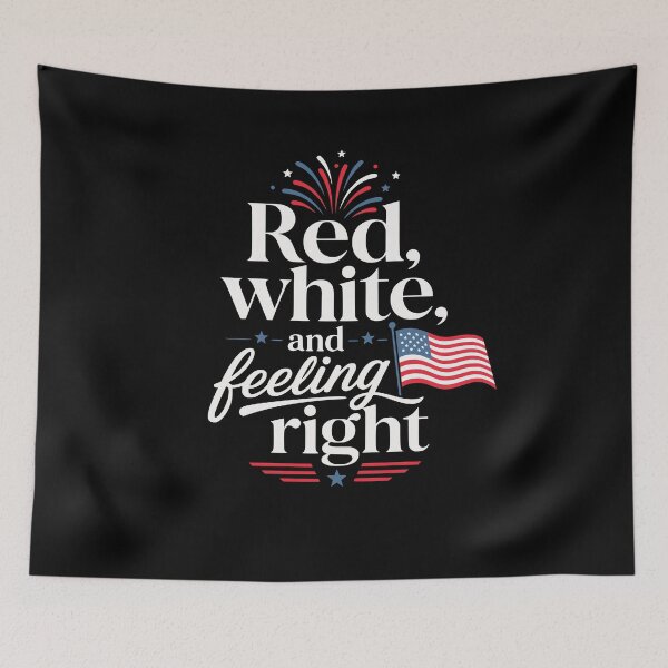 Item preview, Red, white, and feeling right designed and sold by FreshPixelArt.