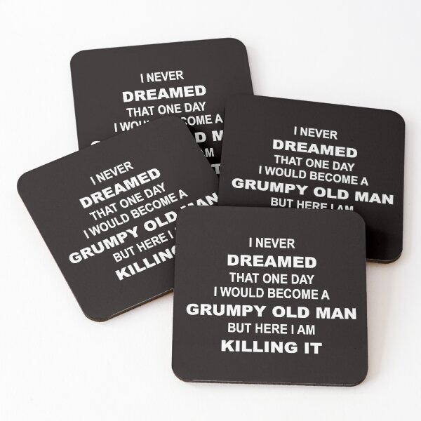 Item preview, Grumpy Old Man - I Never Dreamed Gift for Dad and Grandpa designed and sold by merkraht.
