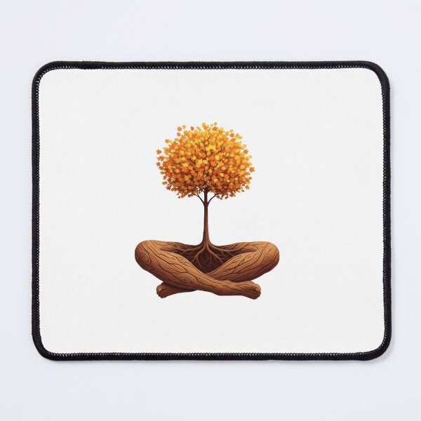 Item preview, Maple Tree Lotus Pose Wood designed and sold by AbanoubStore.