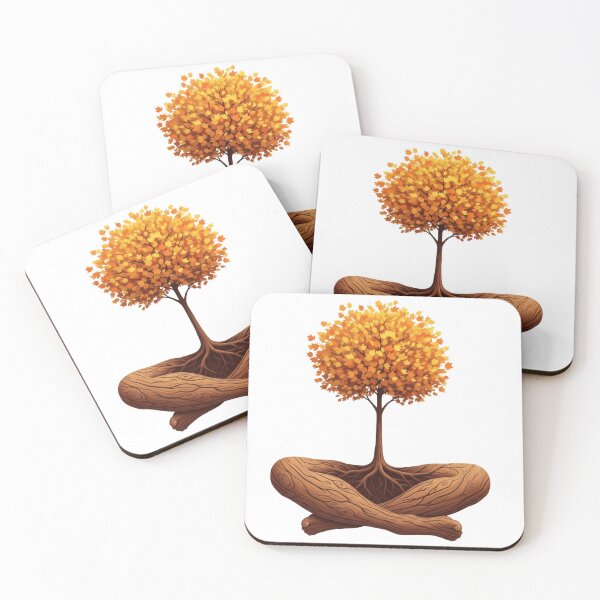 Item preview, Maple Tree Lotus Pose Wood designed and sold by AbanoubStore.