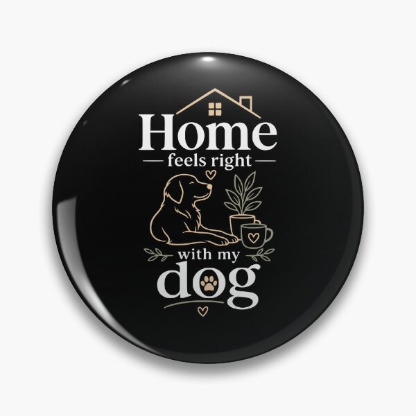 Item preview, Home feels right with my dog designed and sold by FreshPixelArt.