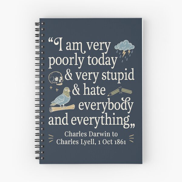 Item preview, Charles Darwin Funny Quote Relatable Mood designed and sold by Wonderlandjoy.
