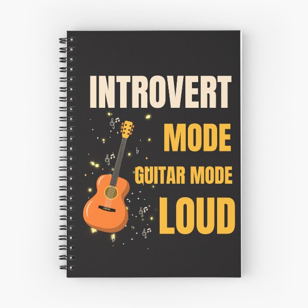 Item preview, Introvert Mode Guitar Mode Loud Funny Music Design designed and sold by Joyful-Pixel.